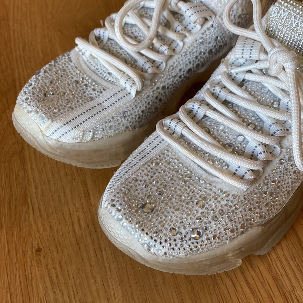 Steve Madden Maxima-R White Multi Rhinestone Chun… - image 4